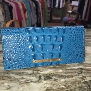 New! Brahmin wallet. Azure blue